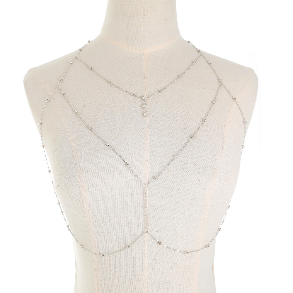 Sexy Kristal Borst Chain Harne - Women'S Fashion Harness recensie en prijs