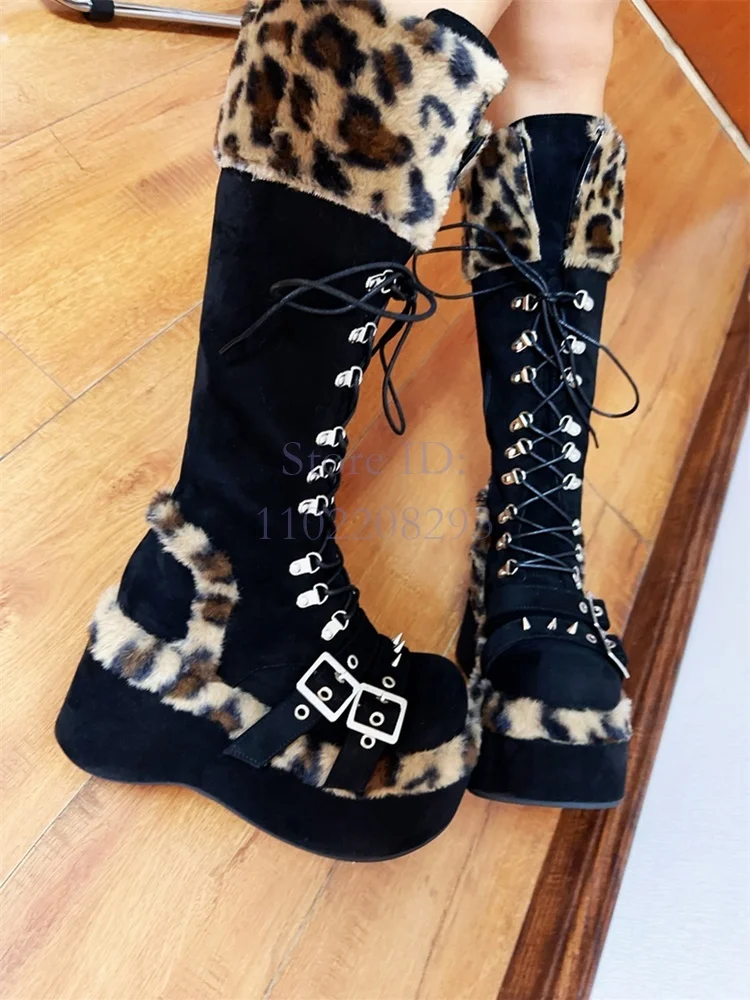 Luipaard Bont Kniehoge Laarzen - Women'S Fashion Boots 2025 recensie en prijs