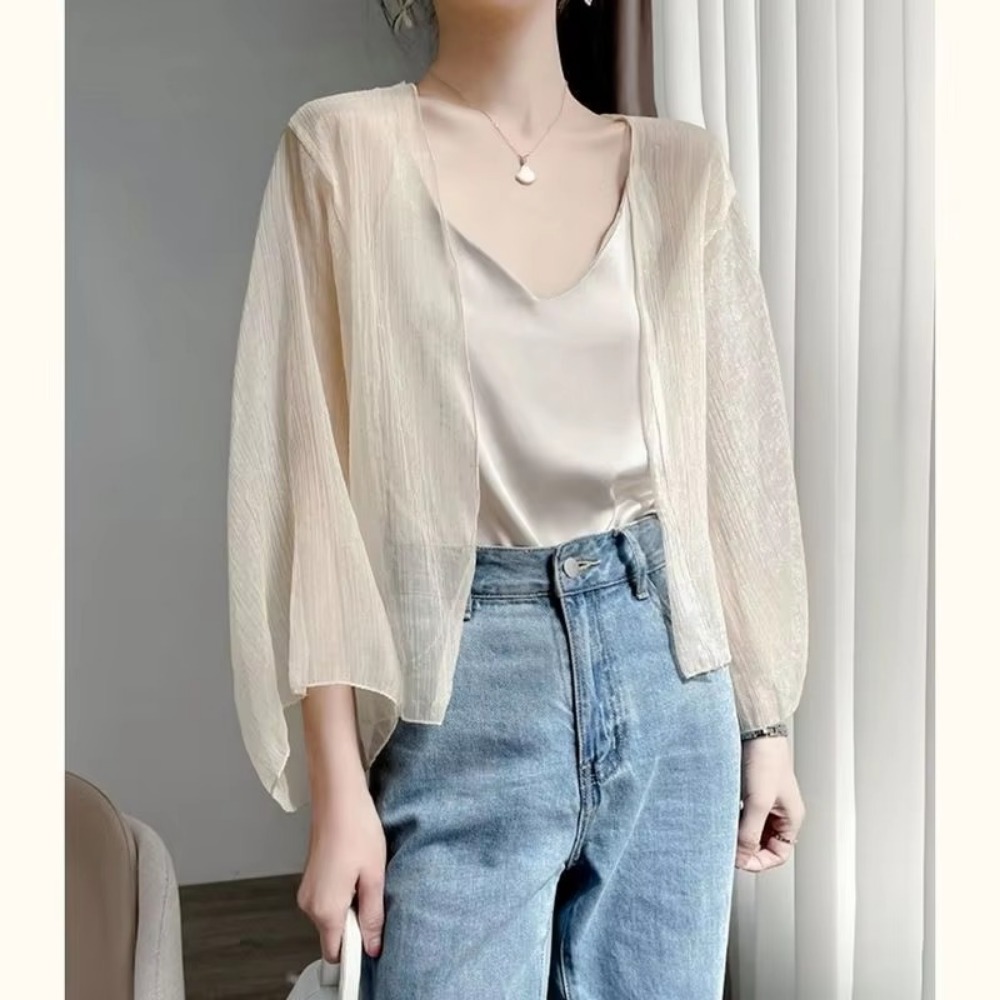 Zomer Crinkle Dames Vest Losse - Women'S Fashion Knitwear recensie en prijs