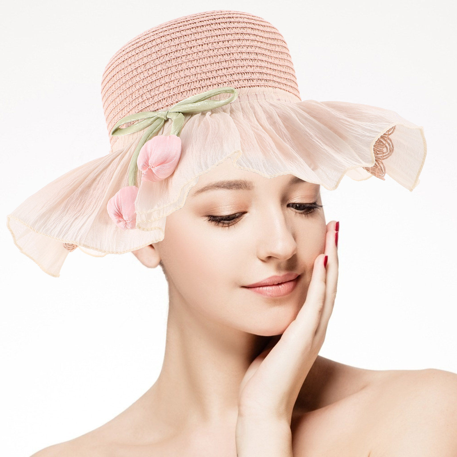 Meisjes zomer strozonhoed bred - Straw Hat Summer recensie en prijs