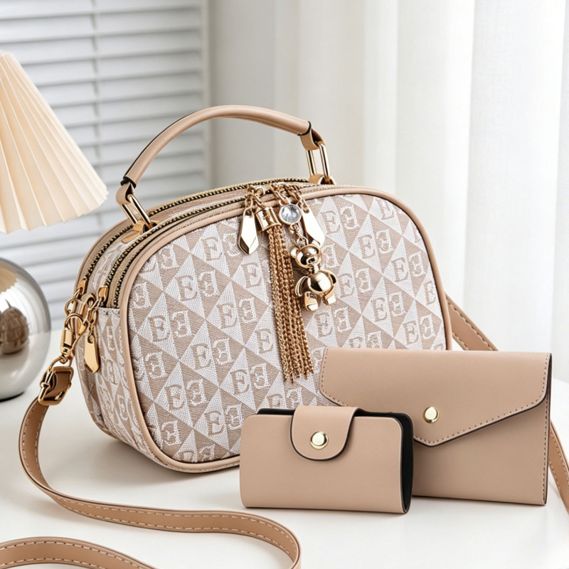 3-delige mini-tassen met lette - Crossbody Bag Women recensie en prijs