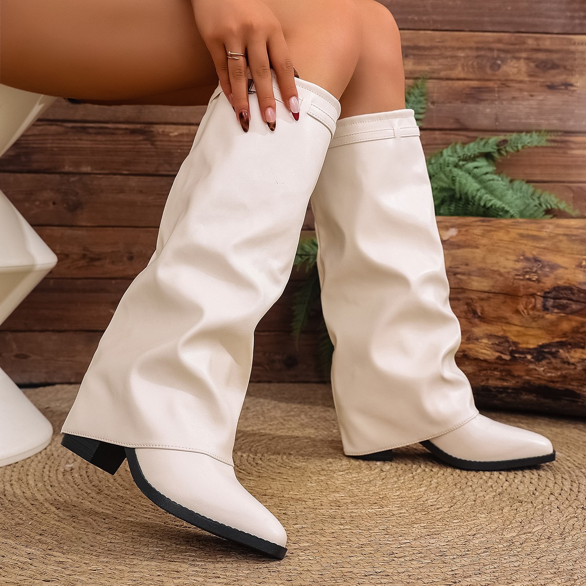 2025 Mode Hoge Hak Knie Hoge L - Women'S Fashion Boots 2025 recensie en prijs