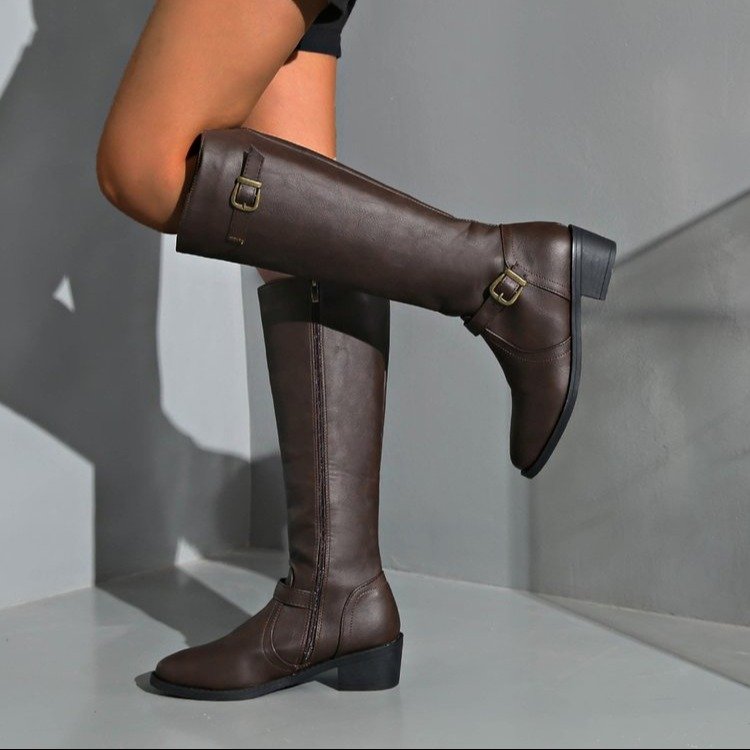 Vrouwen Knie Hoge Laarzen Plat - Women'S Fashion Boots 2025 recensie en prijs