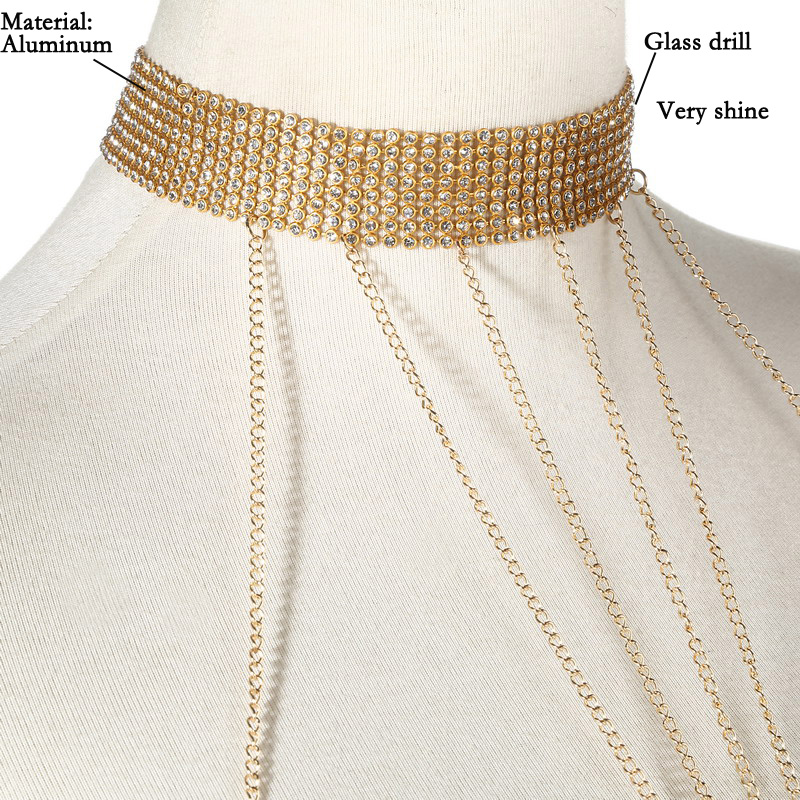 Goud Kleur Body Chain Vrouwen  - Women'S Fashion Harness recensie en prijs