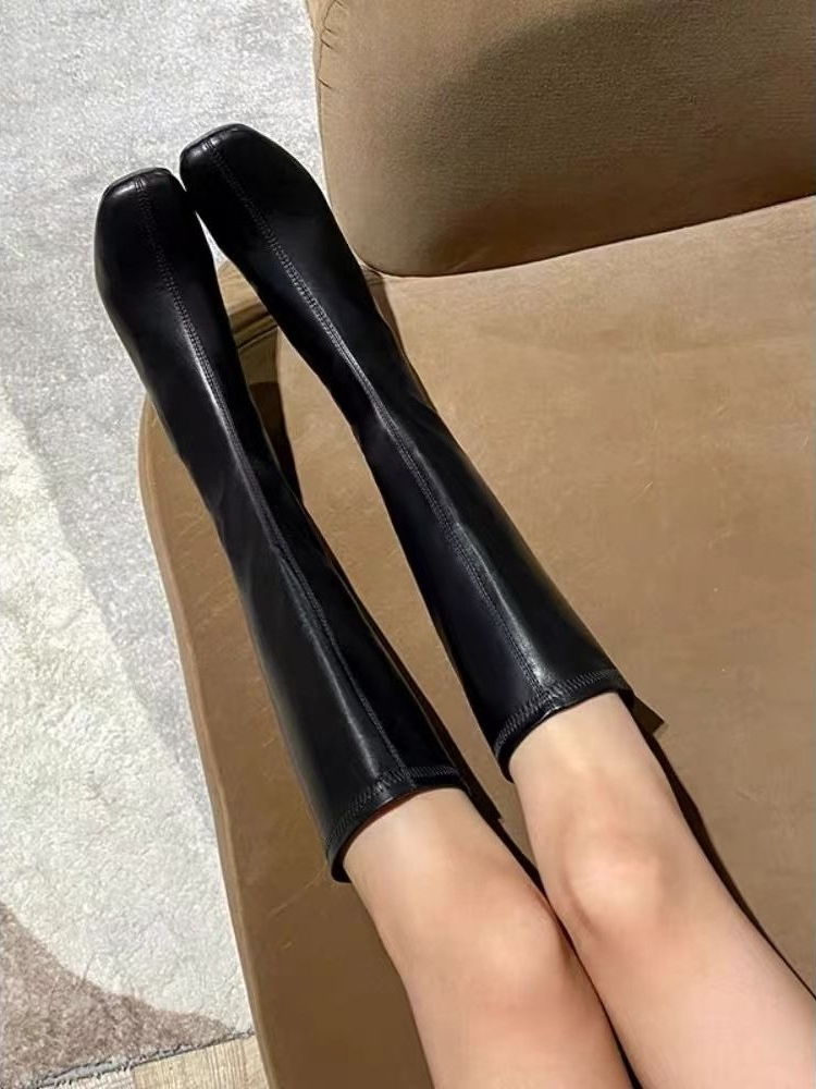 Lange dameslaarzen met vierkan - Women'S Fashion Boots 2025 recensie en prijs