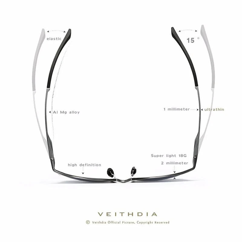VEITHDIA Klassieke mode gepola - Women'S Fashion Eyeglass Frames recensie en prijs