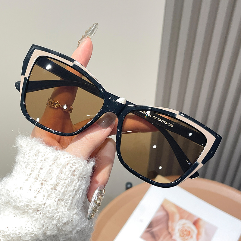 Dames Color Block Cat Eye Bril - Women'S Fashion Eyeglass Frames recensie en prijs