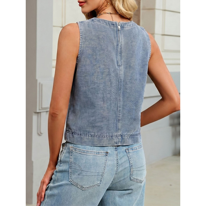 Benuynffy Casual Ronde Hals De - Women Fashion Jeans Top recensie en prijs