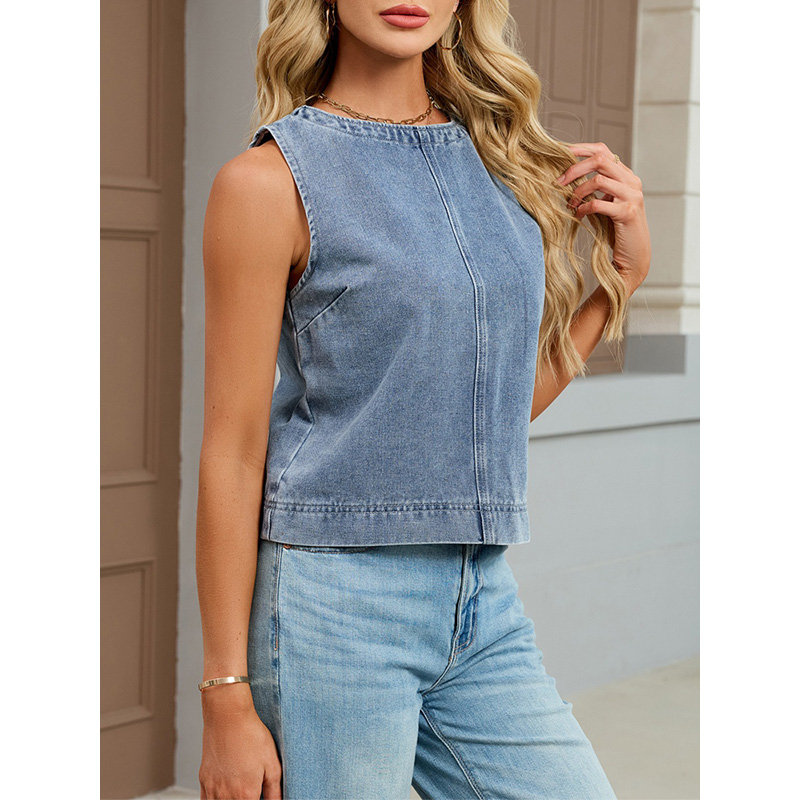 Benuynffy Casual Ronde Hals De - Women Fashion Jeans Top recensie en prijs