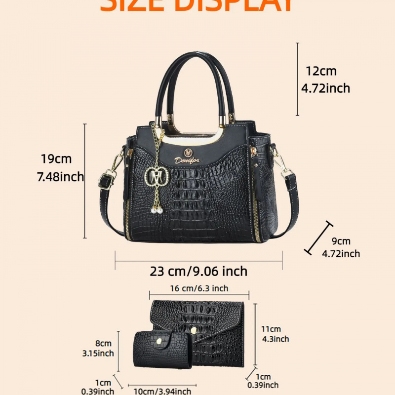 Dames handtasset met krokodill - Crossbody Bag Women recensie en prijs