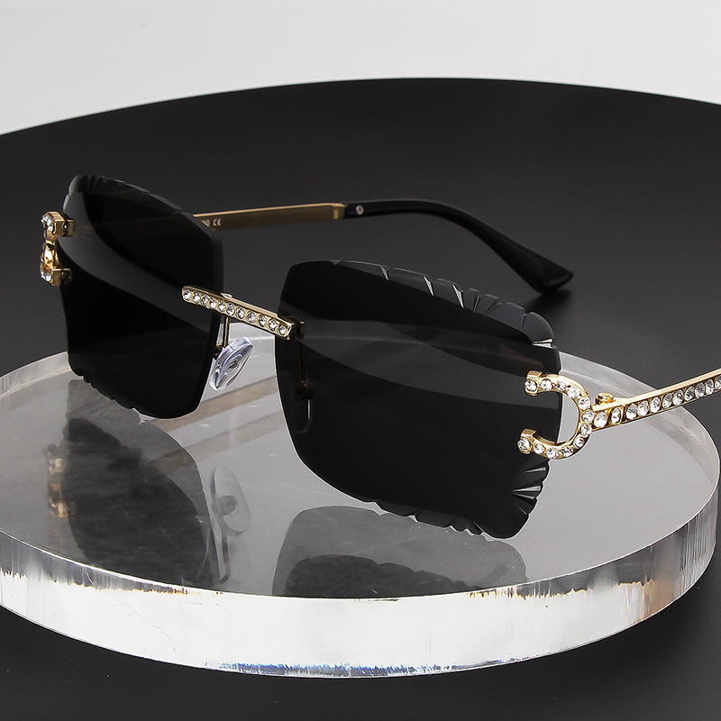 Mode randloze vierkante zonneb - Women'S Fashion Eyeglass Frames recensie en prijs