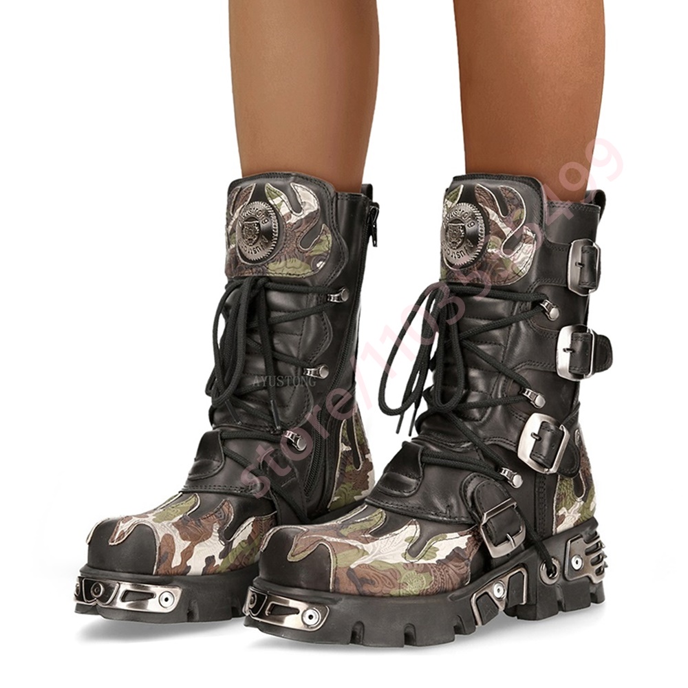Punk Rock Camouflage Riem Gesp - Women'S Fashion Trends 2025 recensie en prijs