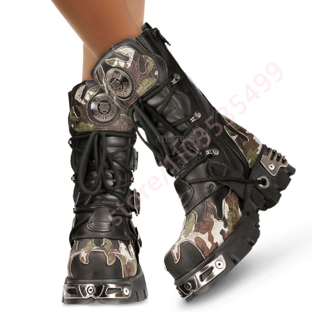 Punk Rock Camouflage Riem Gesp - Women'S Fashion Trends 2025 recensie en prijs