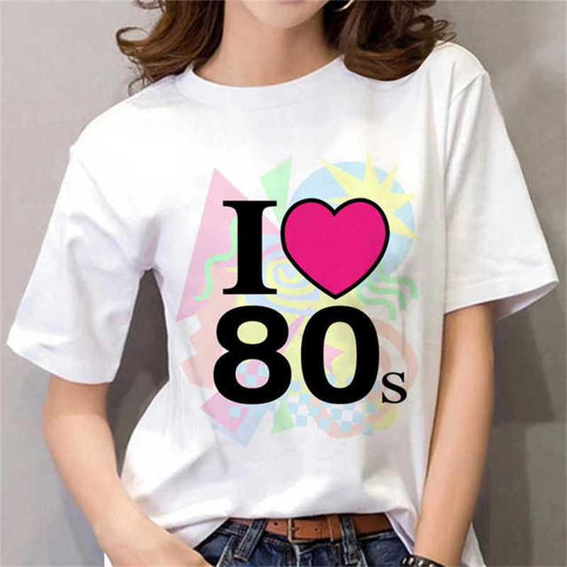 80s Dames T-shirt Vrouwelijke  - Women'S Fashion In The 90S recensie en prijs