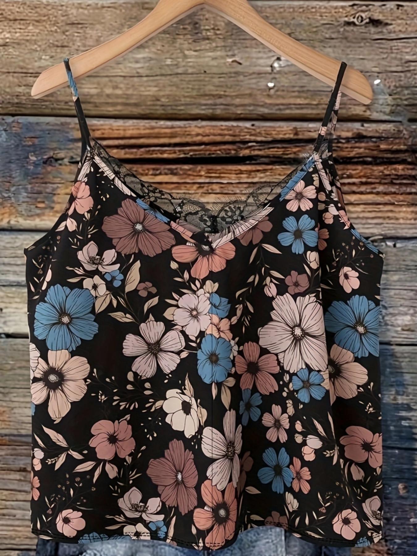 Zomermode nieuwe plus size dam - Lace Trim Cami recensie en prijs