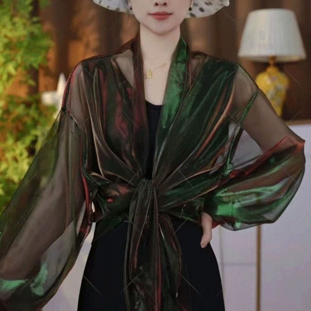 Mode dunne tule sjaal zonnesch - Women'S Fashion Knitwear recensie en prijs