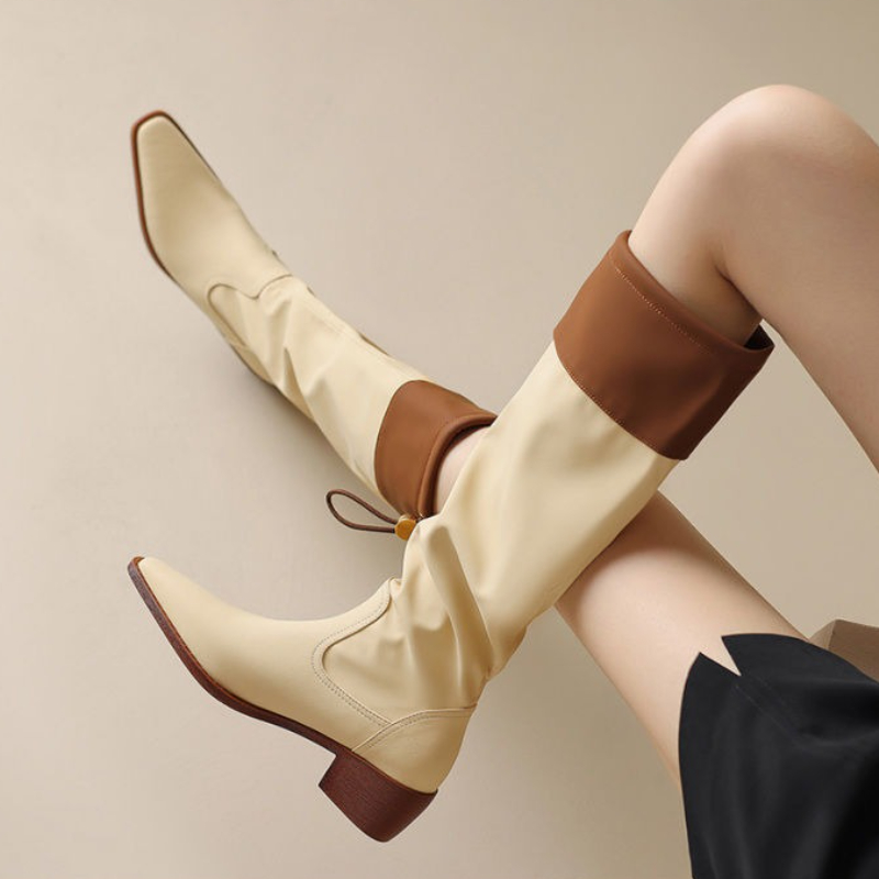 Abrikoos vierkante neus dames  - Women'S Fashion Boots 2025 recensie en prijs