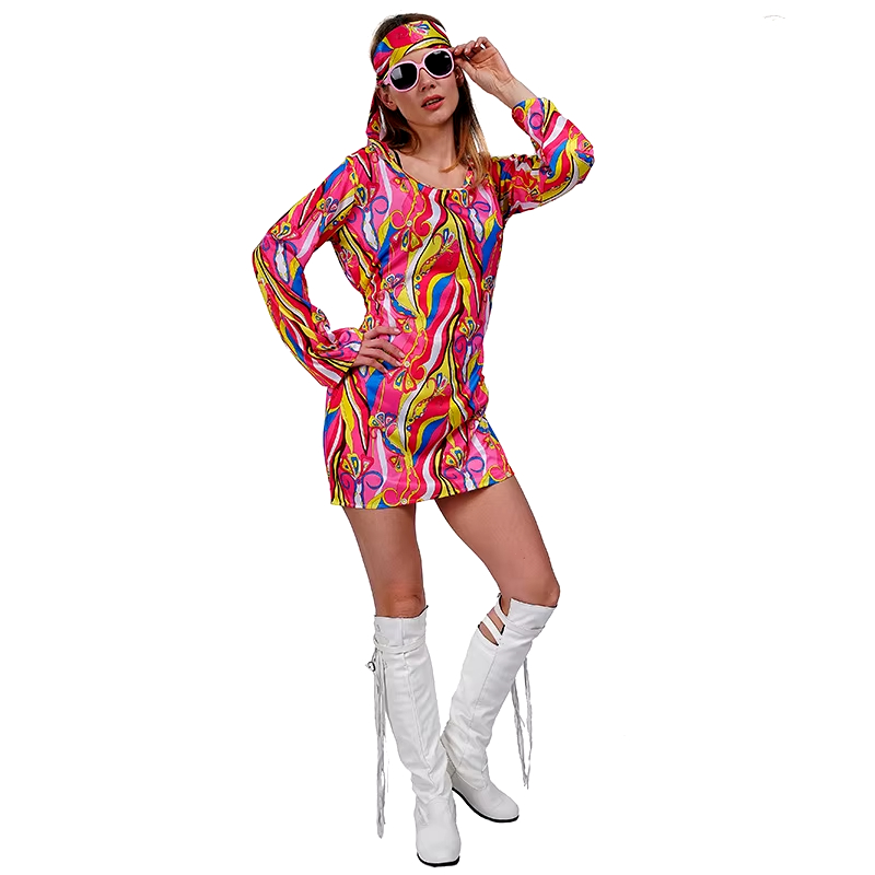 Hippie cosplay kostuums jaren  - Women'S Fashion In The 1960S recensie en prijs