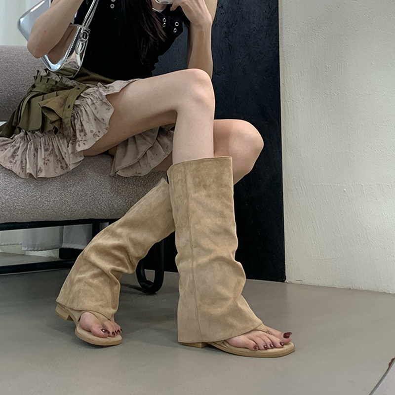 Uitgeholde dameslaarzen Fluwel - Women'S Fashion Korea recensie en prijs