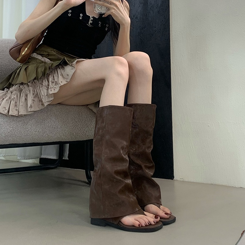 Uitgeholde dameslaarzen Fluwel - Women'S Fashion Korea recensie en prijs