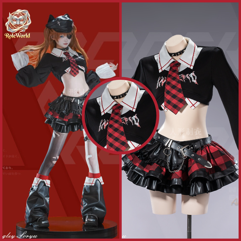 EVA Asuka Rock Band Cosplay Ko - Women'S Fashion Suit recensie en prijs