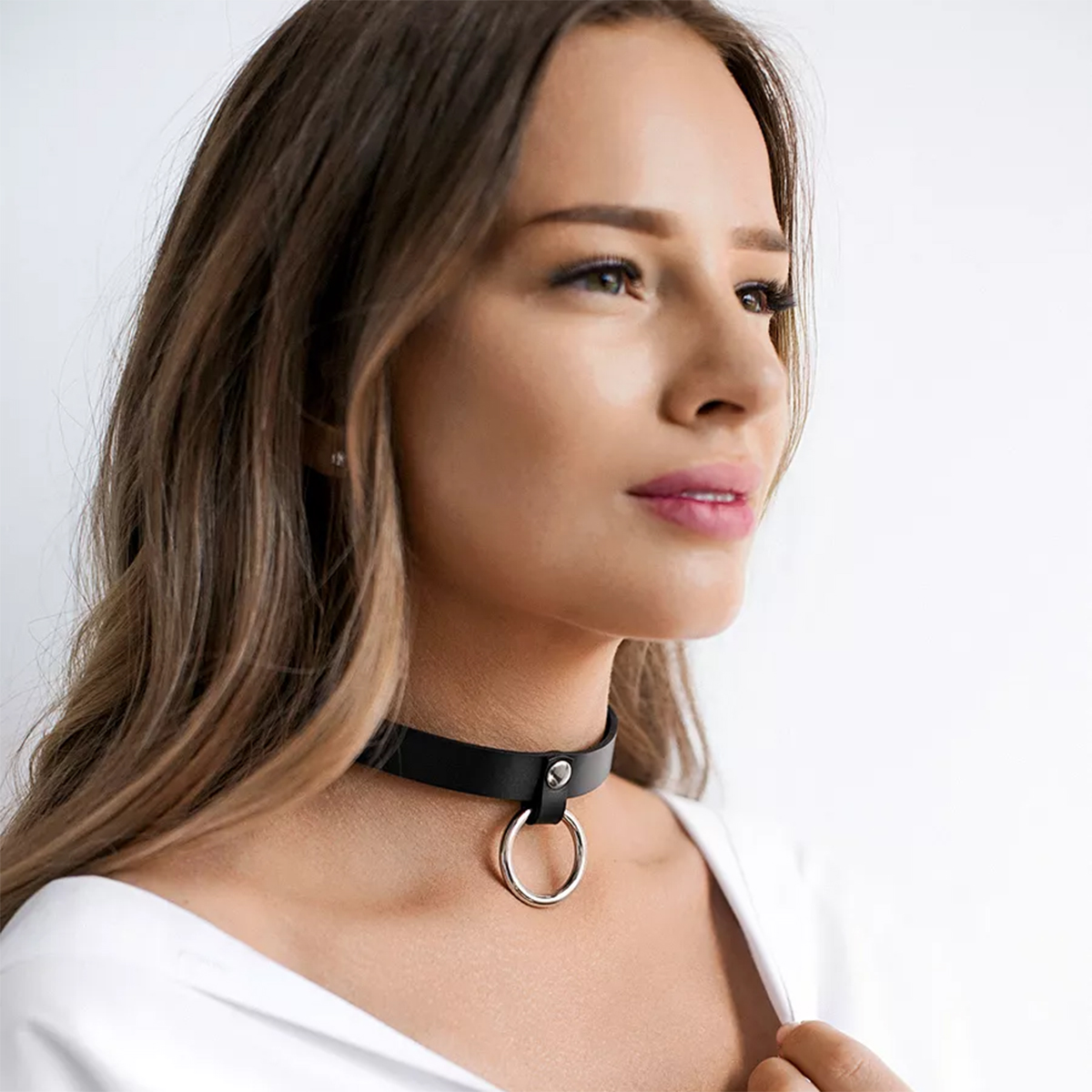 Vrouwen mode lederen ketting b - Women'S Fashion Harness recensie en prijs