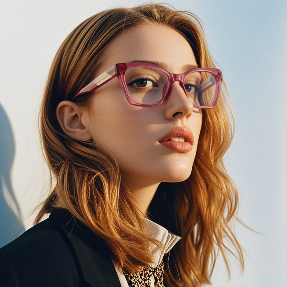 Cat Eye grote montuur anti-bla - Women'S Fashion Eyeglass Frames recensie en prijs