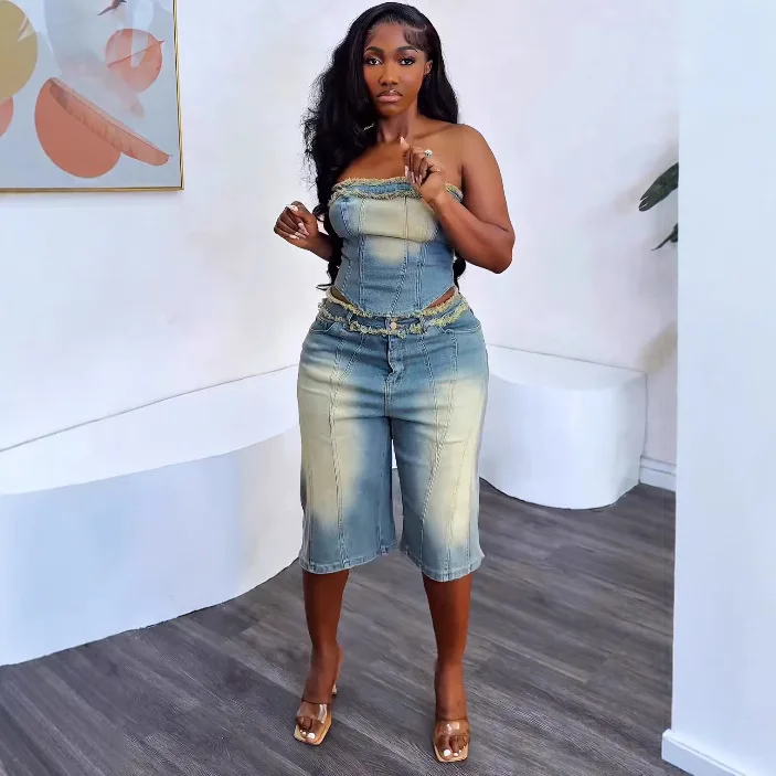 Europese en Amerikaanse denimp - Women Fashion Jeans Top recensie en prijs